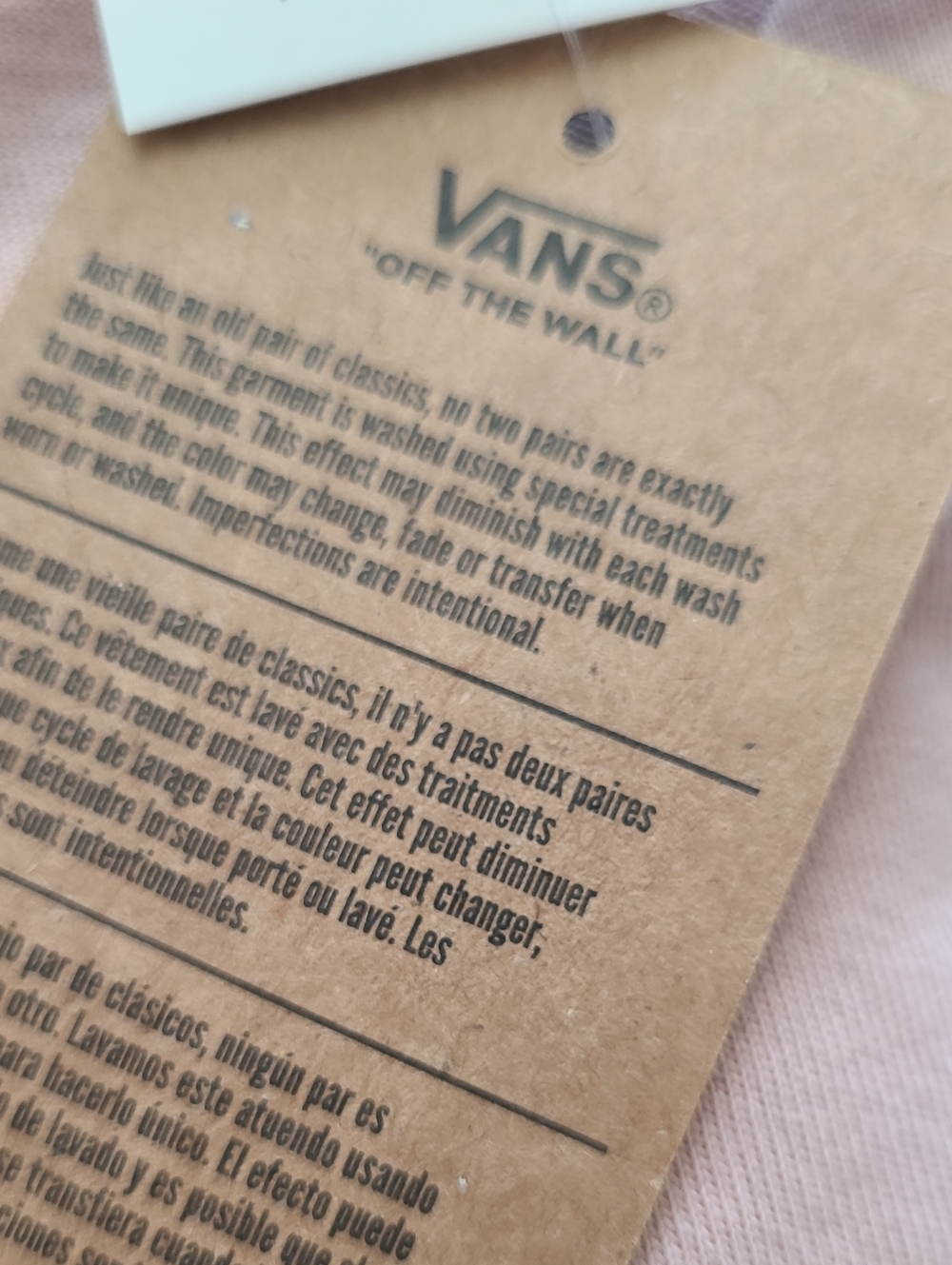 Vans Pink Graphic Short Sleeve Tee - Picture 6 of 7